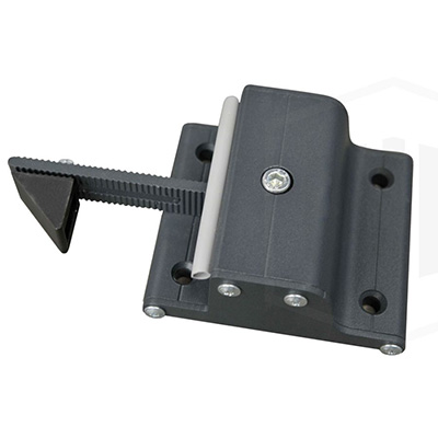 Butée pour portail alu