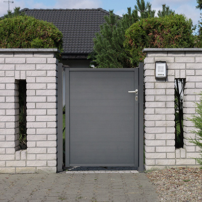 Portillon alu gris anthracite ou vert Prignac