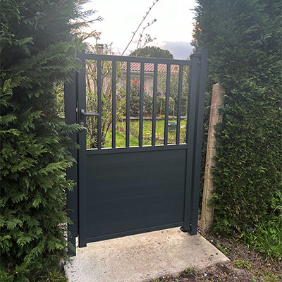 Portillon alu gris ou vert Vensac