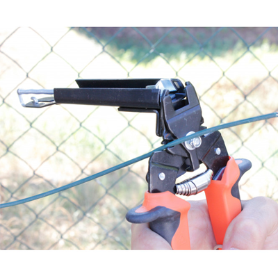 Agrafeuse à grillage sur grillage simple torsion