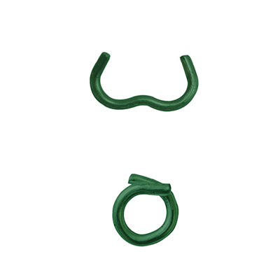 Agrafe grillage vert